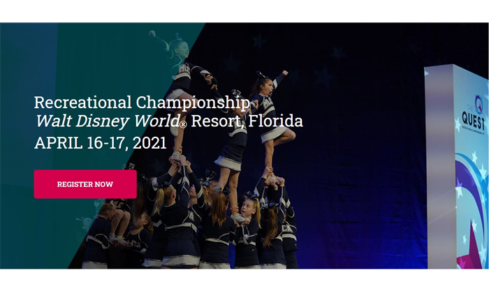 Nationally Recognized Cheer Teams (National Champions in 2021 & 2023)